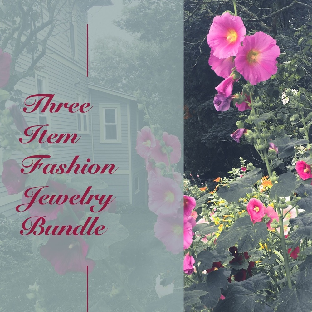 3 ITEM FASHION JEWELRY MYSTERY BUNDLE